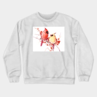 Cardinal Birds Crewneck Sweatshirt